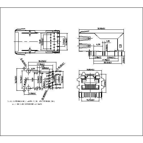 ATRT-4-A-XX-003 1000 Base 1x1Port Side Entry,POE Type
