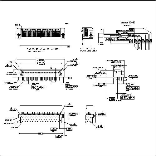1.27mm Series Receptacle Right-Angle Full Plastic Type HPZTR-FXXX 1.27mm Series Receptacle Right-Angle Full Plastic Type HPZTR-FXXX