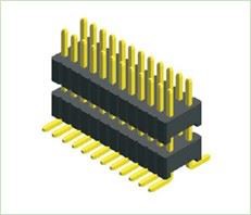0.8mm PIN Header Dual Row Double Plastic SMT PHAM02-XXD-ACW-XXX