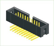 2,54 mm Box Header högervinkelkontakt