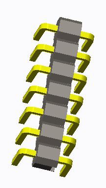 2.54mm Pin Header Single Row U Type