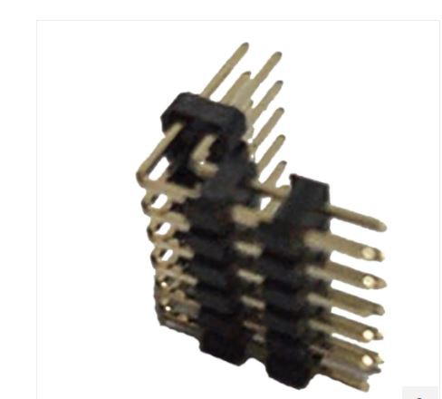 2.54mm Stift Header Trippel plast böjd 90°grad