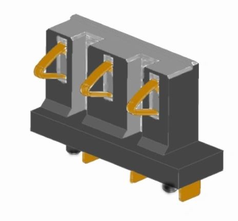 3.0mm Pitch Batterikontakt T/H Typ