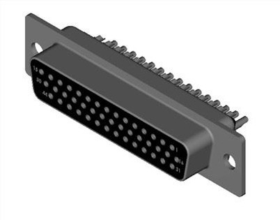 D-SUB hona högdensitets lödtyp maskinstift