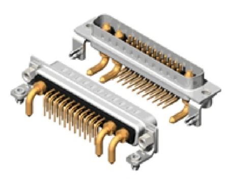 25W3 Right Angle High Current D-Sub